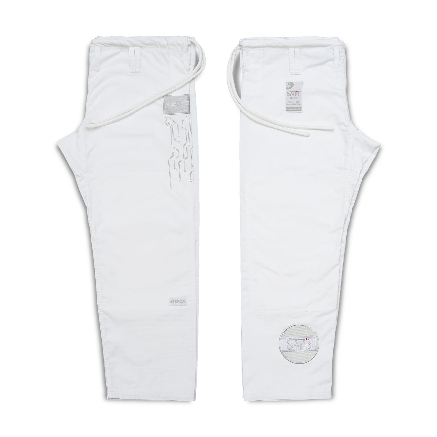 Sahib Artificial Series White - Sahib Brazilian jiu jitsu kimonos