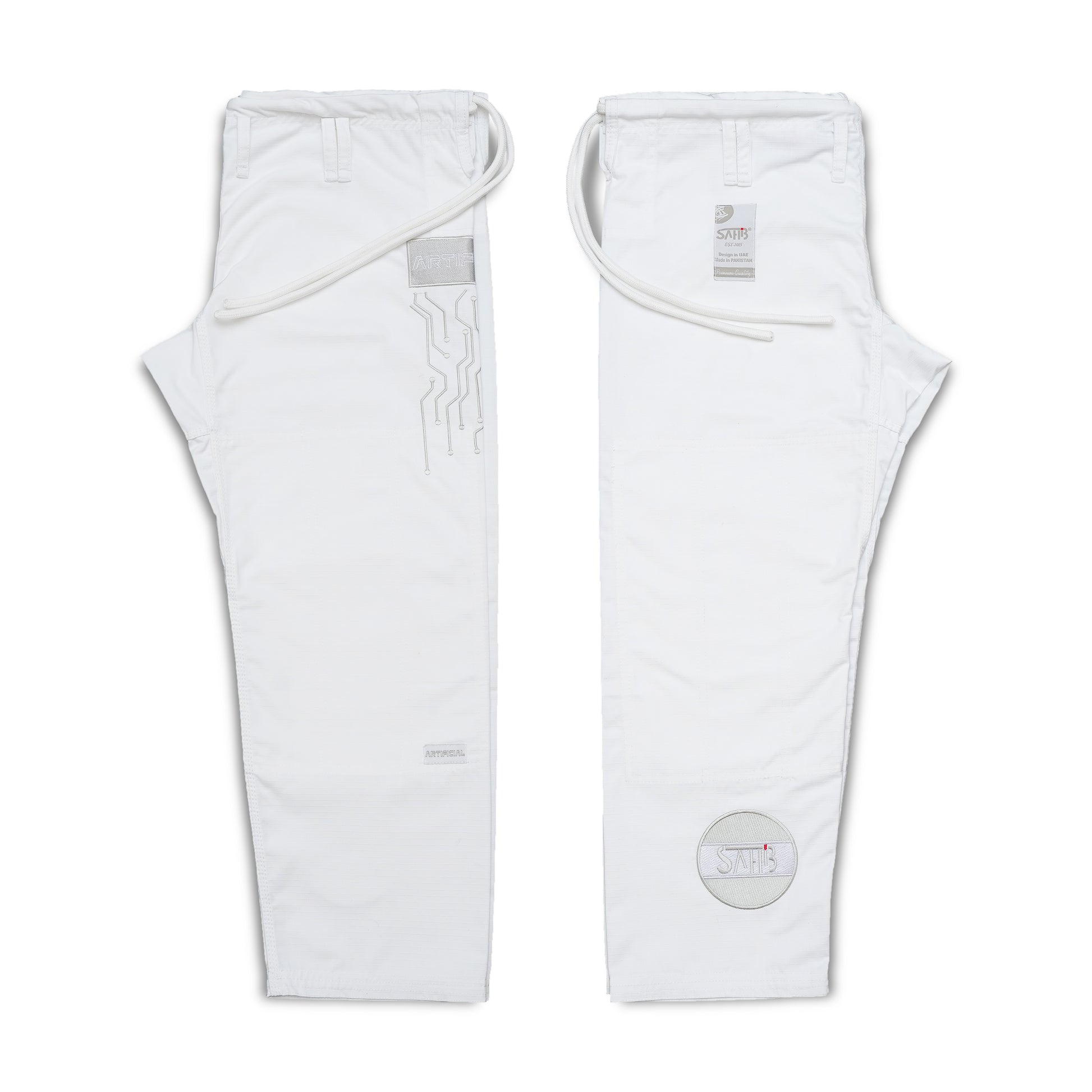 Sahib Artificial Series White - Sahib Brazilian jiu jitsu kimonos 